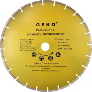 Диск алмазный сегментный GEKO GEKO PROFI 350×8×32 мм (10 шт.)