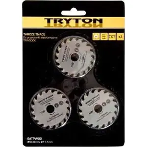 Набор режущих дисков TCT 54,8x11,1 мм для TRYTON TPW500K, 3 шт.