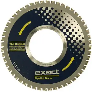 TCT zāģa ripa Exact TCT165 — 165 mm karbīda asmens tērauda griešanai