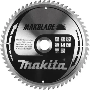 Дисковая пила Makita B-17712 260 мм диаметр, 30 мм посадочное отверстие