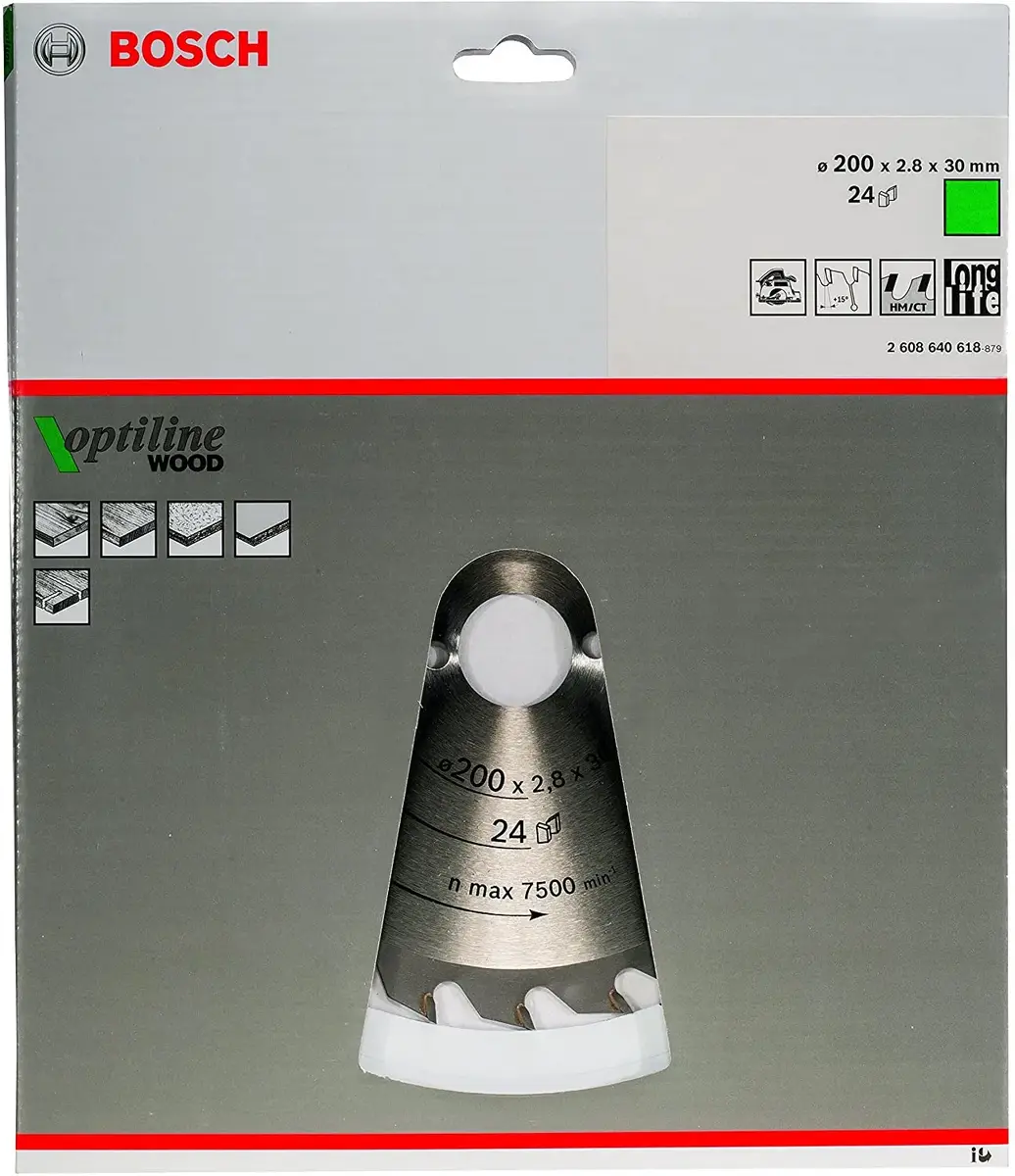 Пильный диск Bosch Optiline Wood 200 мм Photo 2