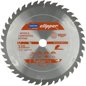 Circular saw blade NORTON 330 mm x 30 mm, 40 teeth, for wood and composites, ATB (3.2/2.2)
