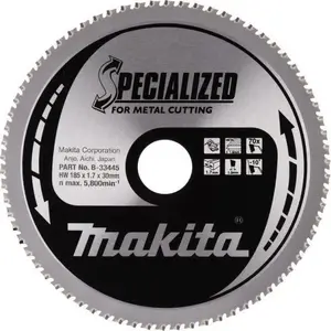Диск по металлу Makita M B-33445 — 185 мм x 30 мм, 70 зубцов