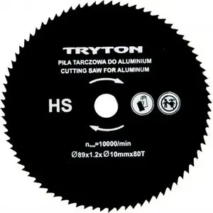Cutting Disc Set TRYTON EATPW05 HSS 89×10 mm for TPW600K, 3 pieces