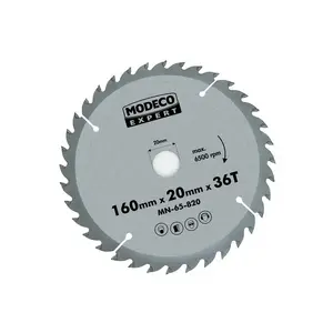 Дисковая пила MODECO EXPERT 170 мм z36 для посадки 30/20/16 мм - MN-65-825