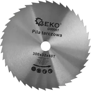 Дисковая пилка GEKO 300 x 32 мм 40 зубьев для дерева
