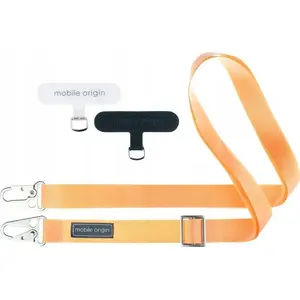 Lentes lentiņa 25 mm no MOBILE ORIGIN — Peach Fuzz krāsa, regulējams garums 84–165 cm