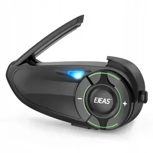 Motorcycle Intercom EJEAS Q8 Mesh 3.0 — 6-person intercom, up to 1000 m range, 230 h standby