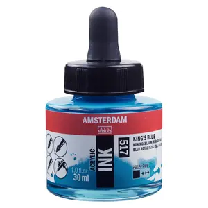 Zīmēšanas tinte Artequipment Amsterdam 17205170 — zila, 30 ml
