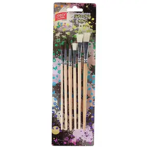 Brush Set Easy School 837895 — assorted school brushes for painting and crafts