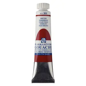 Gvaškrāsa Talens ROY-08043022, 20 ml tūbiņa, sarkans / balts / cinka