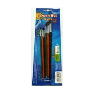Paint brush set STARPAK 251A — 6 pieces, blister pack (model 147273)