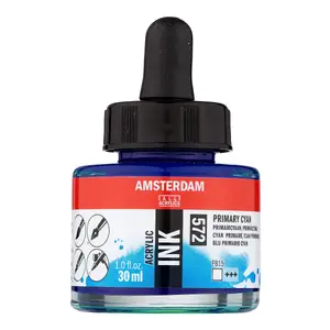Drawing ink Artequipment Amsterdam 17205720 — Blue, 30 ml bottle