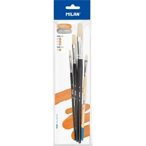 Paint Brushes TEKA set — sizes 4, 10, 16 (series 501) and size 8 (series 524)