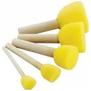 KOH-I-NOOR sponge brushes set, 5 pieces — craft and painting sponge applicators