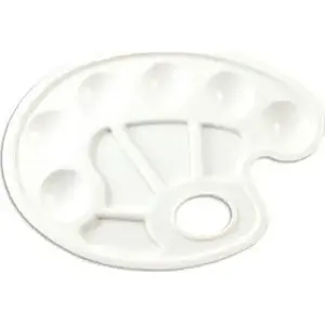 Mixing Palette GDD model 492842 oval 10 wells for paint mixing