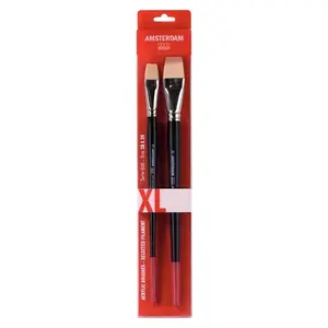 Brush set Artequipment Amsterdam Series 600 XL (18-24) – Synthetic flat brushes, 2 pcs