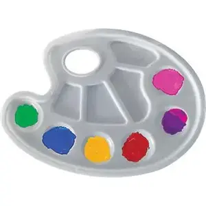 Paint palette paddle St. Majewski Bambino — lightweight artist pallette for mixing water-based paints
