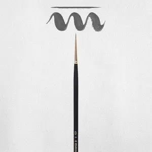 Paintbrush Artequipment Rembrandt Series 241 No. 0 – fine round oil & acrylic brush