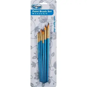 Paint Brush Set Centrum 6 pcs model CE84684 — assorted sizes for painting and craft work