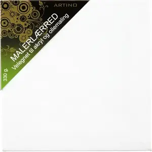 Canvas panel SMARTMAX 15×15 cm, 18 mm depth — artist canvas square panel