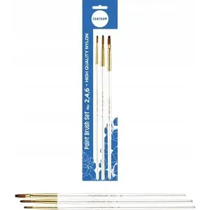 Paint Brush Set Centrum 3 pcs CE84685 — assorted sizes for painting and detailing