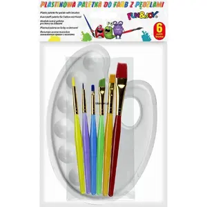 Brush Set Titanum 6 pcs — Titanum Paletka with brushes, model AL011TIT