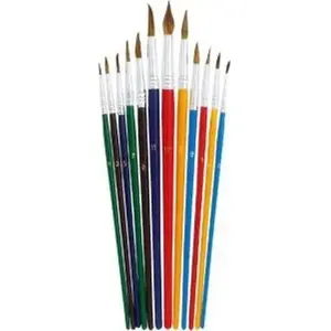 Artist Round Brush Set Grand — 12-piece round paintbrushes, mixed sizes, for acrylic, oil, watercolor