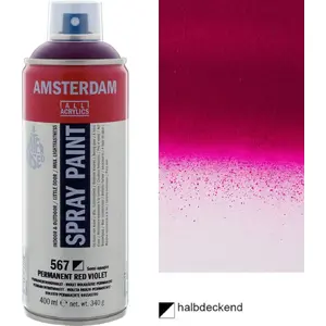 Краска-спрей Artequipment Amsterdam Permanent Red Violet 567 — аэрозоль, перманентный пигмент