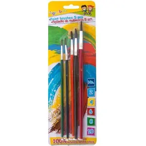Paintbrush set Gimboo 5 pieces sizes 2,4,6,8,10