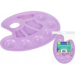 Paint palette STARPAK oval pastel purple (STK PAL8)