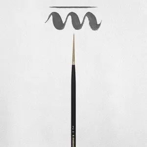 Oil & Acrylic Brush Artequipment Rembrandt Series 241 No. 1 — round brush for detail work