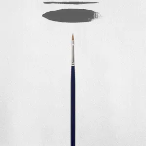 Paint Brush Talens Van Gogh Series 232 No. 2 — round artist brush for oil & acrylic