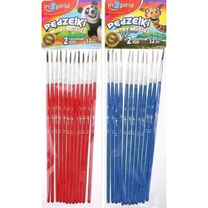 Brush set SCHEMAT Pędzelki 2 12 pcs — assorted small paint brushes for detail work