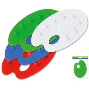 Paint Palette STARPAK oval mixing tray, assorted colors (model 236218)