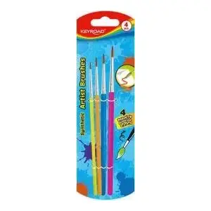 Brush set Keyroad round tip size 0, 2, 4, 8 — 4 pieces
