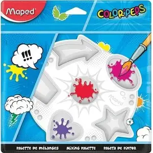 Paint palette Maped Superpower — folding plastic paint tray for mixing watercolors and acrylics