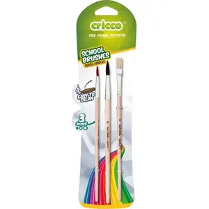 School paint brushes Cricco set of 3, model 331717