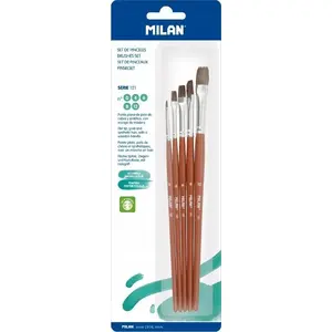 Paint Brushes TEKA set series 121 — sizes 0, 4, 6, 8, 12 (MPN 608379)