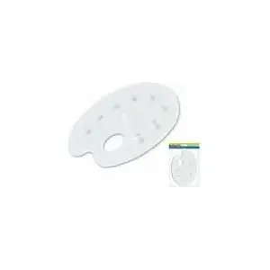 Oval Paint Palette STARPAK model 236217 — washable plastic mixing tray