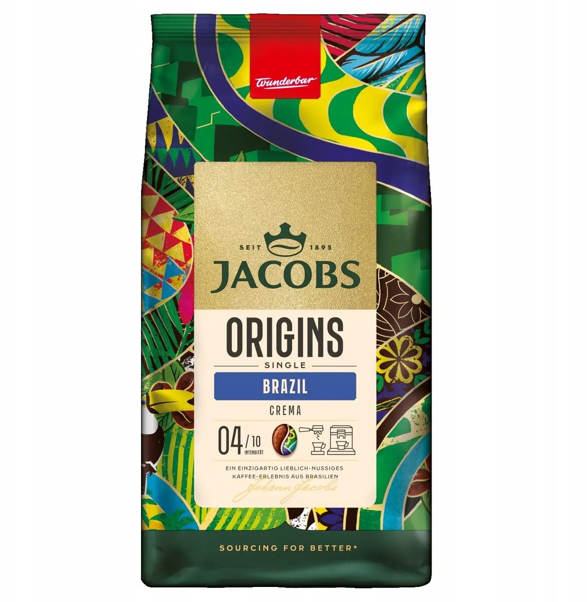 Kafijas pupiņas Jacobs Origins Single Brazil