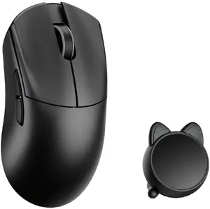 WLMOUSE HUAN Gaming Mouse with Omron Optical Switches — Black (HUAN-BLACK-O)