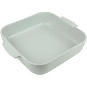 Ceramic serving dish PEUGEOT Appolia 29.5×29.5×8 cm, light green