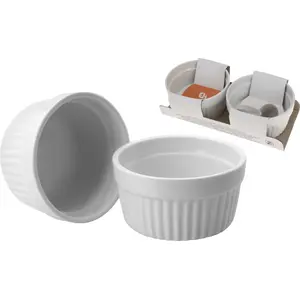 Cepamtrauks Ramekin Mondex HV205513 — apaļš, balts, Ø 8 cm, augstums 46 mm