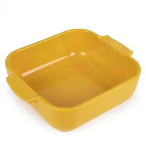 Baking dish 28 cm PEUGEOT APPOLIA square Saffron Yellow