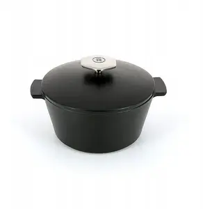 Revol REVOLUTION 2 Garnuszek 0.2 L black with black lid - small saucepan