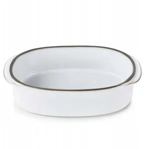 Revol Caractere small ceramic baking dish 16×11 cm, white