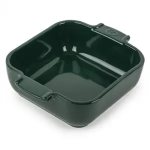 Square baking dish 18 cm PEUGEOT APPOLIA Green