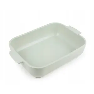 PEUGEOT ceramic dish 26×20×7 cm, light green, Appolia