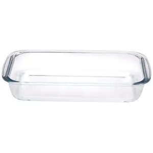 Stikla taisnstūra karstumizturīga cepamā trauks ALPINA 29,5×17,5×5 cm 1,6 l